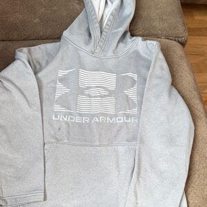 Gray Under Armor hoodie